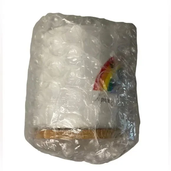 Pet Memorial Ceramic Succulent Planter Pot Rainbow Bridge - Picture 4 of 4